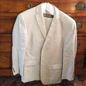 Calvin Klein linen suit